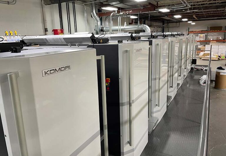 Komori Lithrone GX40 Advance 8 Color UV press